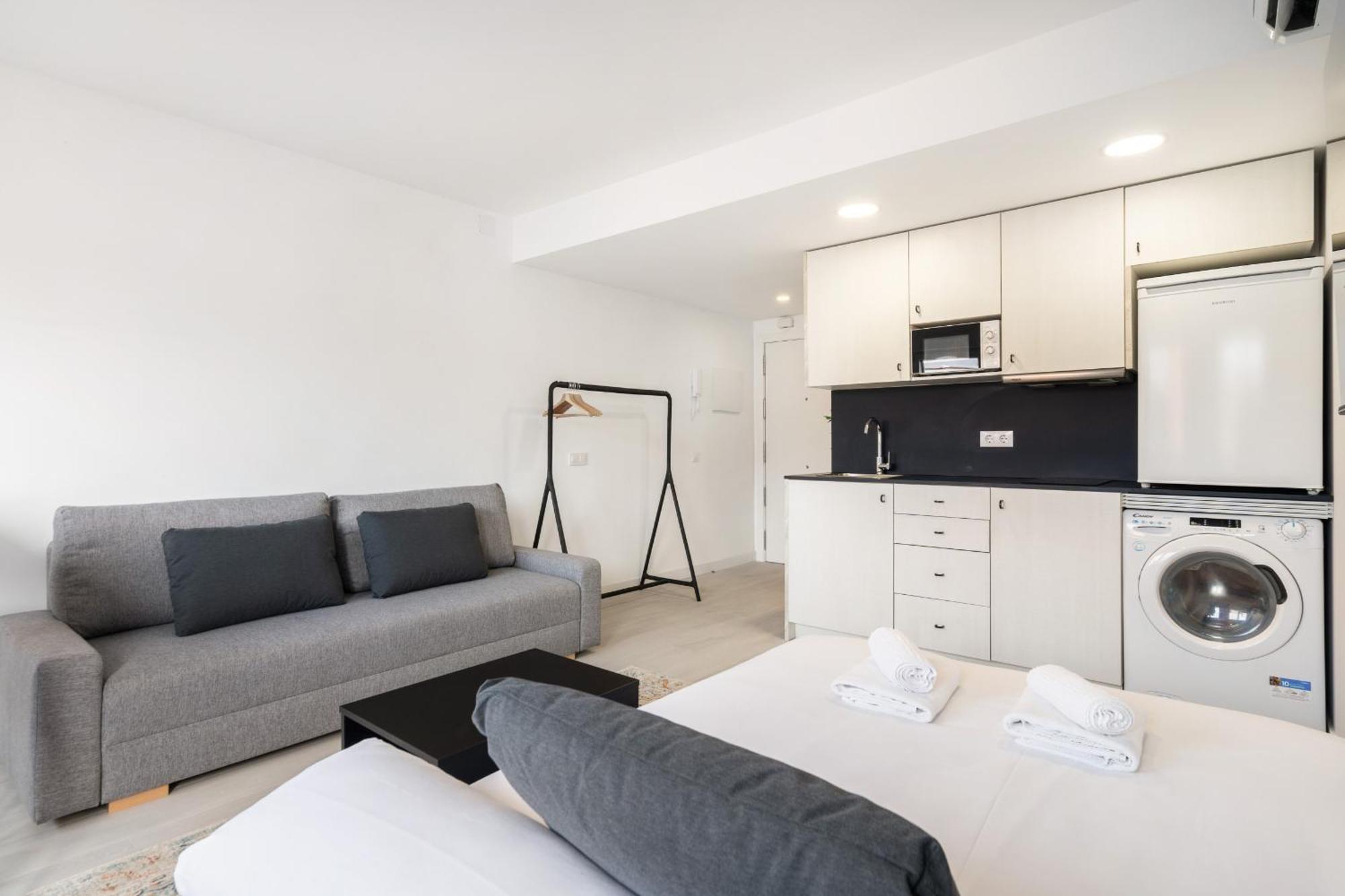 Madrid Riverside Studios Con Parking Incluido Alquiler Temporal Dış mekan fotoğraf