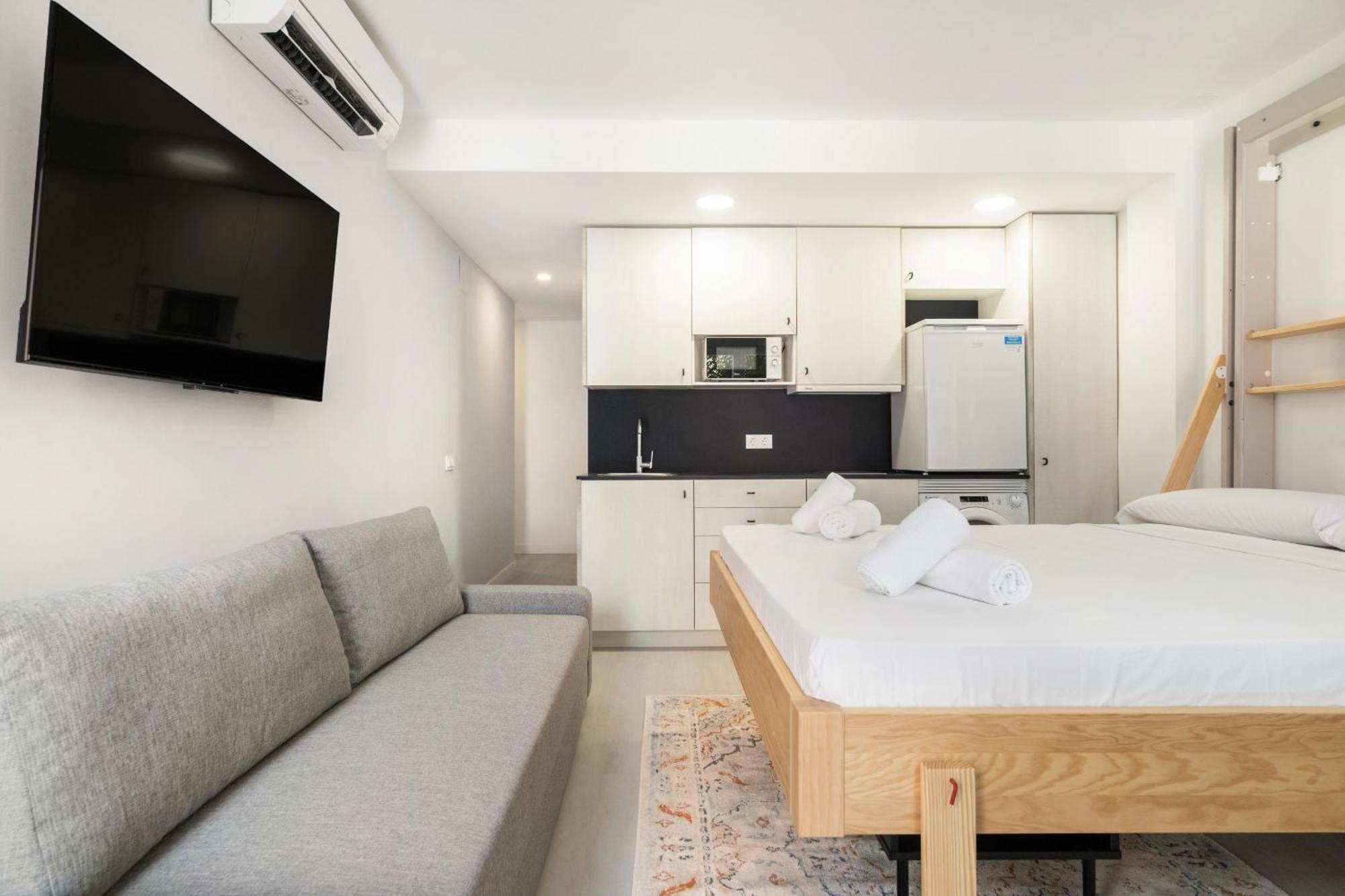 Madrid Riverside Studios Con Parking Incluido Alquiler Temporal Dış mekan fotoğraf
